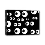 black white eyes Mini Canvas 7  x 5  (Stretched)