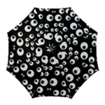 black white eyes Golf Umbrella