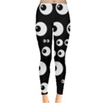 black white eyes Leggings 