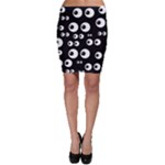 black white eyes Bodycon Skirt