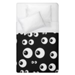 black white eyes Duvet Cover (Single Size)