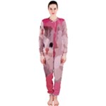 pink fluffy kitten OnePiece Jumpsuit (Ladies)