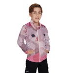 pink fluffy kitten Wind Breaker (Kids)