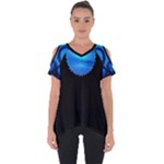 sliding blues Cut Out Side Drop Tee