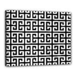 Black white Greek Key Canvas 20  x 16  (Stretched)