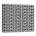 Black white Greek Key Canvas 24  x 20  (Stretched)