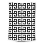 Black white Greek Key Large Tapestry