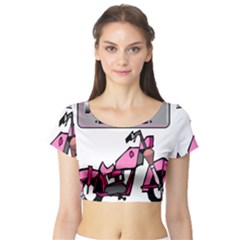 Short Sleeve Crop Top 