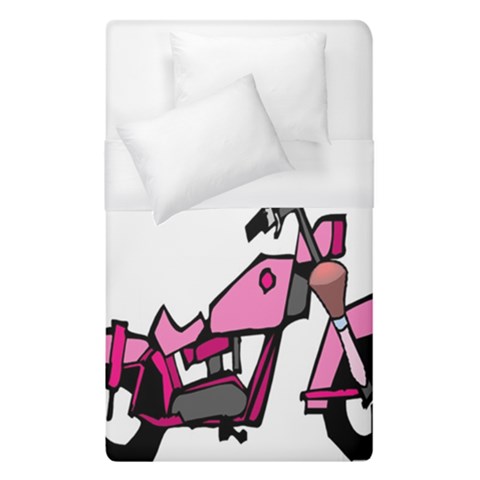 Biker Babe Duvet Cover (Single Size) from ArtsNow.com