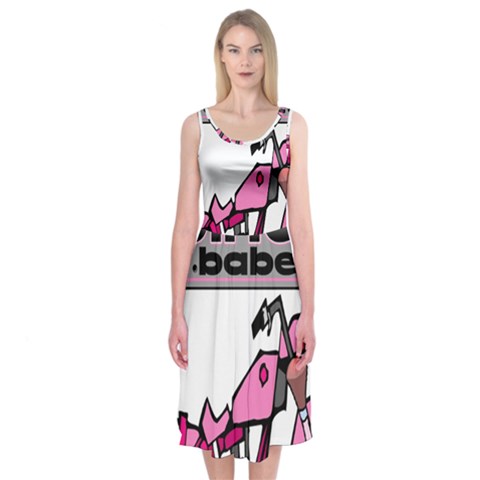 Biker Babe Midi Sleeveless Dress from ArtsNow.com