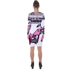 Asymmetric Cut-Out Shift Dress 