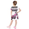 Kids  Short Sleeve Velvet Dress 