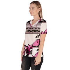 Women s V-Neck Scrub Top 