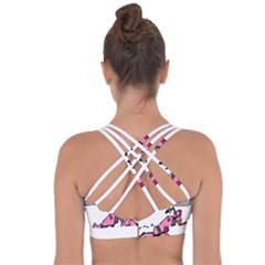 Cross String Back Sports Bra 