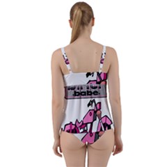 Twist Front Tankini Set 