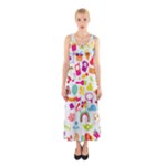 hipster kawaii  Sleeveless Maxi Dress