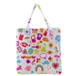 hipster kawaii  Grocery Tote Bag