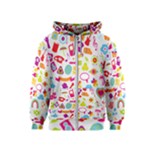 hipster kawaii  Kids  Zipper Hoodie