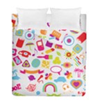 hipster kawaii  Duvet Cover Double Side (Full/ Double Size)