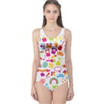 hipster kawaii  One Piece Swimsuit