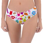 hipster kawaii  Reversible Classic Bikini Bottoms