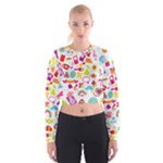 hipster kawaii  Cropped Sweatshirt