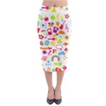 hipster kawaii  Midi Pencil Skirt