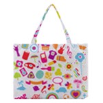 hipster kawaii  Medium Tote Bag