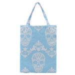 Blue Victorian Skulls Classic Tote Bag