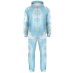 Blue Victorian Skulls Hooded Jumpsuit (Men)