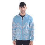 Blue Victorian Skulls Wind Breaker (Men)