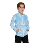 Blue Victorian Skulls Wind Breaker (Kids)