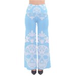 Blue Victorian Skulls So Vintage Palazzo Pants