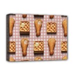 Gingham Chicken Waffles Deluxe Canvas 16  x 12  (Stretched) 