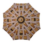 Gingham Chicken Waffles Golf Umbrella