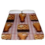 Gingham Chicken Waffles Fitted Sheet (King Size)