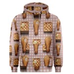 Gingham Chicken Waffles Men s Pullover Hoodie