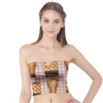 Gingham Chicken Waffles Tube Top