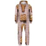 Gingham Chicken Waffles Hooded Jumpsuit (Men)