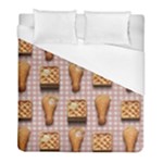 Gingham Chicken Waffles Duvet Cover (Full/ Double Size)