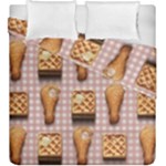 Gingham Chicken Waffles Duvet Cover Double Side (King Size)