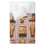 Gingham Chicken Waffles Duvet Cover Double Side (Single Size)