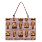 Gingham Chicken Waffles Medium Tote Bag