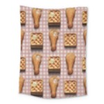 Gingham Chicken Waffles Medium Tapestry