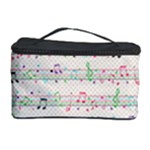 Rainbow Music Notes Cosmetic Storage Case