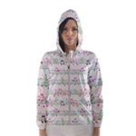 Rainbow Music Notes Hooded Wind Breaker (Women)