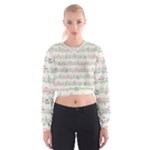 Rainbow Music Notes Cropped Sweatshirt