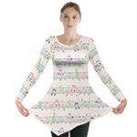 Rainbow Music Notes Long Sleeve Tunic 