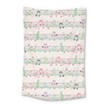 Rainbow Music Notes Small Tapestry