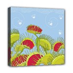 Blue Fly Trap Mini Canvas 8  x 8  (Stretched)